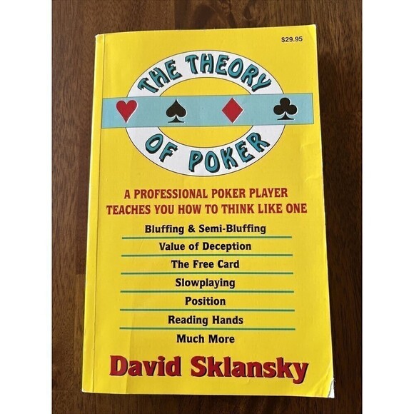 The Theory Of Poker David Sklansky - Picture 1 of 5